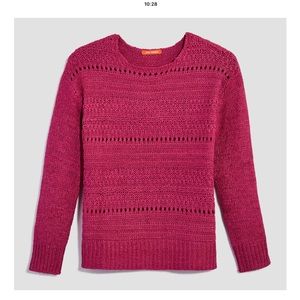 Joe Fresh Fuchsia Sweater - Large